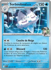 Carte Pokemon Sorbouboul de N 051/217 Héros Transcendants
