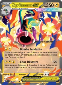 Carte Pokemon Méga-Ohmassacre-ex 061/217 Héros Transcendants