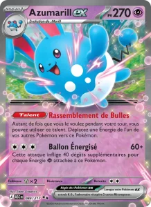 Carte Pokemon Azumarill-ex 084/217 Héros Transcendants