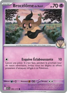 Carte Pokemon Brocélôme de Nabil 095/217 Héros Transcendants