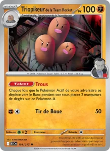 Carte Pokemon Triopikeur de la Team Rocket 101/217 Héros Transcendants