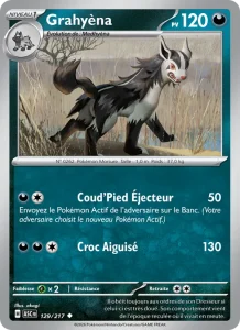 Carte Pokemon Grahyèna 129/217 Héros Transcendants