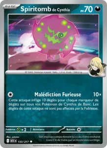 Spiritomb de Cynthia 133 — Héros Transcendants