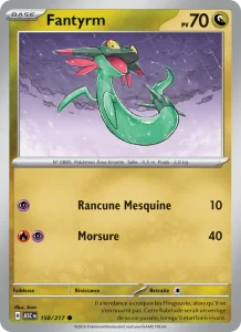 Carte Pokemon Fantyrm 158/217 Héros Transcendants