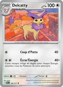 Carte Pokemon Delcatty 166/217 Héros Transcendants