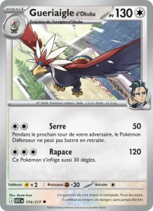 Carte Pokemon Gueriaigle d'Okuba 174/217 Héros Transcendants