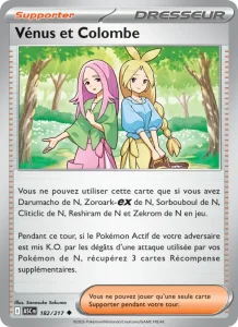 Carte Pokemon Vénus et Colombe 182/217 Héros Transcendants