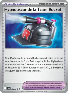 Carte Pokemon Hypnotiseur de la Team Rocket 206/217 Héros Transcendants