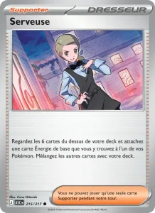 Carte Pokemon Serveuse 215/217 Héros Transcendants