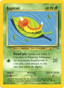 Carte Pokemon Aspicot 70/75 Neo Discovery