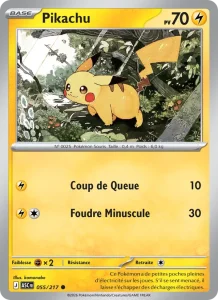 Carte Pokemon Pikachu 055/217 Héros Transcendants