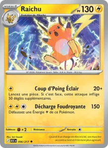 Carte Pokemon Raichu 056/217 Héros Transcendants