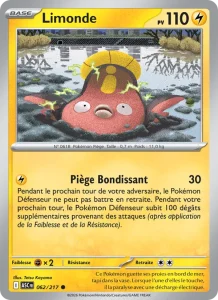 Carte Pokemon Limonde 062/217 Héros Transcendants