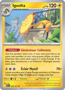 Carte Pokemon Iguolta 064/217 Héros Transcendants
