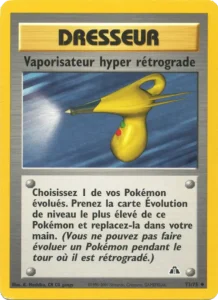 Carte Pokemon Vaporisateur hyper rétrograde 73/75 Neo Discovery