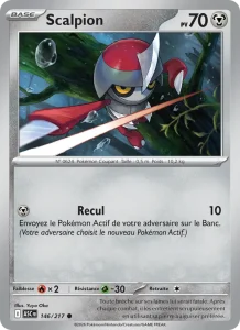 Carte Pokemon Scalpion 146/217 Héros Transcendants
