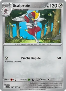 Carte Pokemon Scalproie 147/217 Héros Transcendants