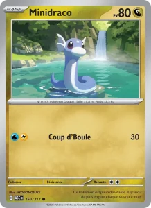 Carte Pokemon Minidraco 150/217 Héros Transcendants