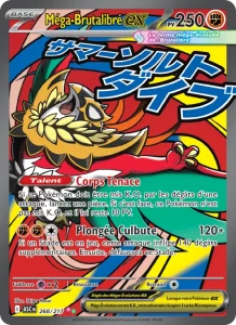 Carte Pokemon Méga-Brutalibré-ex 268/217 Héros Transcendants