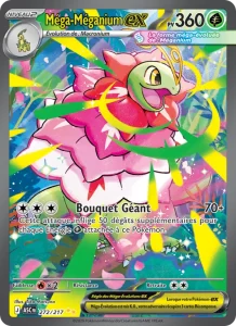 Carte Pokemon Méga-Méganium-ex 272/217 Héros Transcendants