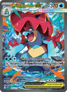 Carte Pokemon Méga-Aligatueur-ex 274/217 Héros Transcendants