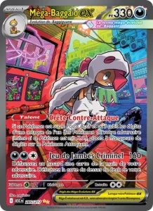 Carte Pokemon Méga-Baggaïd-ex 285/217 Héros Transcendants
