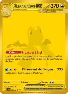 Carte Pokemon Méga-Dracolosse-ex 295/217 Héros Transcendants
