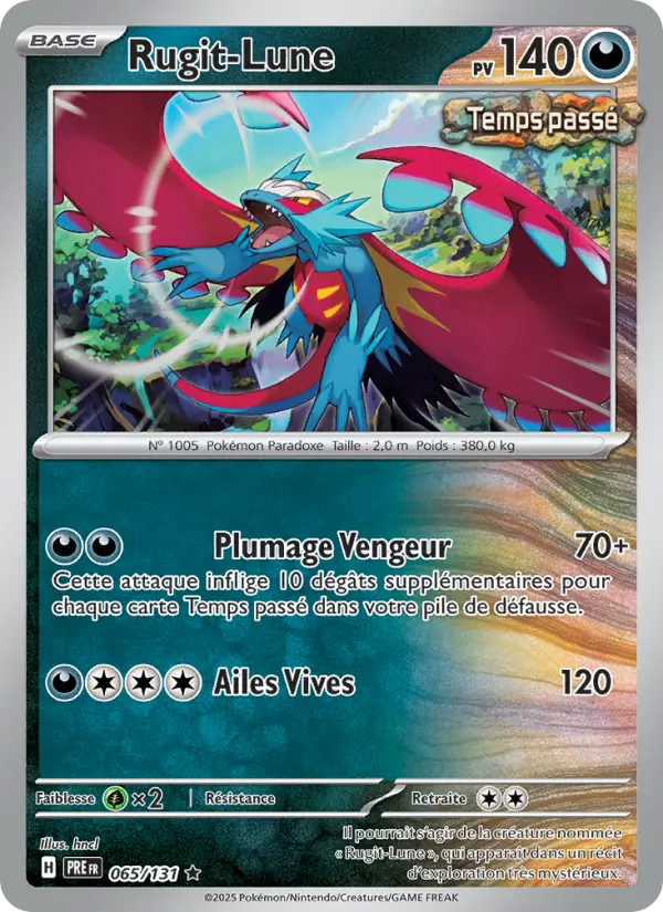 Scan HD carte Pokémon Rugit-Lune 065/131 — Évolutions Prismatiques