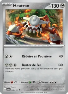Carte Pokemon Heatran 068/131 Évolutions Prismatiques