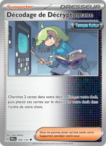 Carte Pokemon Décodage de Décryptomane 104/131 Évolutions Prismatiques