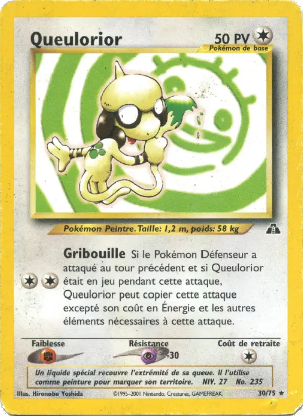 Scan HD carte Pokémon Queulorior 30/75 — Neo Discovery