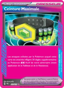 Carte Pokemon Ceinture Maximale 117/131 Évolutions Prismatiques