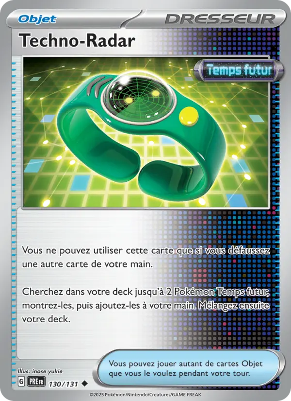Scan HD carte Pokémon Techno-Radar 130/131 — Évolutions Prismatiques