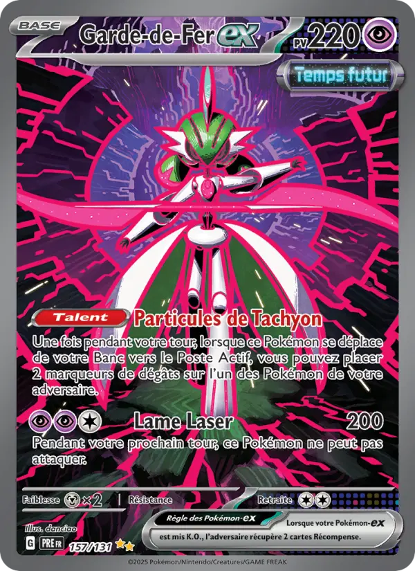 Scan HD carte Pokémon Garde-de-Fer-ex 157/131 — Évolutions Prismatiques