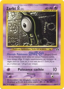 Carte Pokemon Zarbi A 33/75 Neo Discovery
