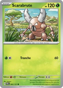 Carte Pokémon Scarabrute 003/131