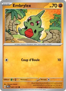 Carte Pokemon Embrylex 047/131 Évolutions Prismatiques