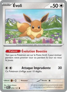 Carte Pokemon Évoli 074/131 Évolutions Prismatiques