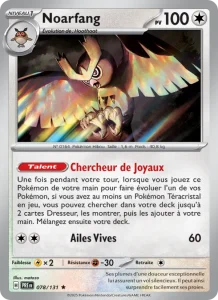 Carte Pokemon Noarfang 078/131 Évolutions Prismatiques