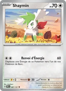 Carte Pokemon Shaymin 087/131 Évolutions Prismatiques
