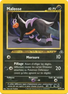 Carte Pokemon Malosse 39/75 Neo Discovery