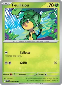 Carte Pokémon Feuillajou 004/86