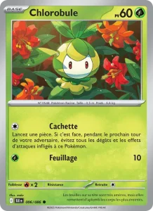 Carte Pokémon Chlorobule 006/86