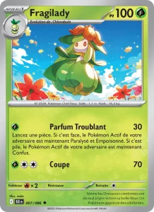 Carte Pokémon Fragilady 007/86