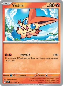 Carte Pokemon Victini 012/86 Foudre Noire