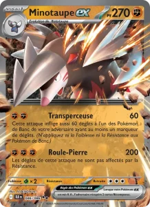Carte Pokemon Minotaupe-ex 046/86 Foudre Noire