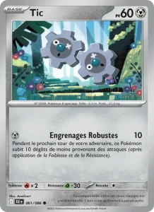 Carte Pokemon Tic 061/86 Foudre Noire