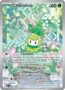 Carte Pokemon Chlorobule 091/86 Foudre Noire