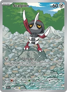 Carte Pokemon Scalpion 142/86 Foudre Noire
