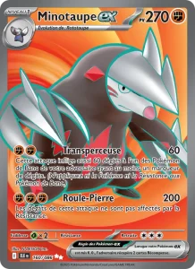 Carte Pokemon Minotaupe-ex 160/86 Foudre Noire